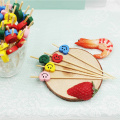 EVEN Hot Disposable Decorative Bamboo Plastic Fruit Picks For Home Party